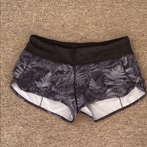 Lululemon speed shorts